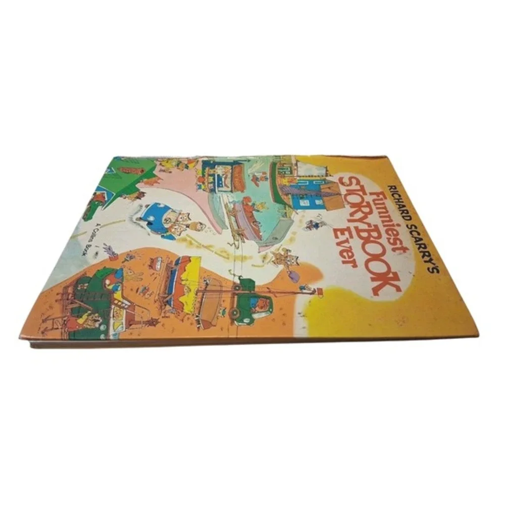 Vintage 1973 Richard Scarry's Funniest‎ Storybook Ever! Rare Hardcover Classic